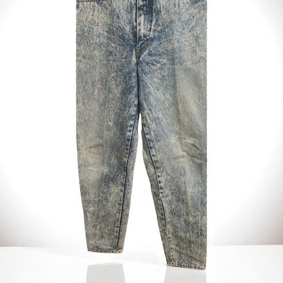 Vintage Giordano “BLUES” Acid Wash Jeans - Picture 7 of 9